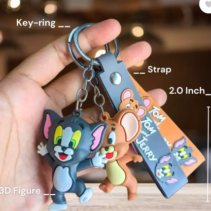Tom & Jerry Combo Keychains