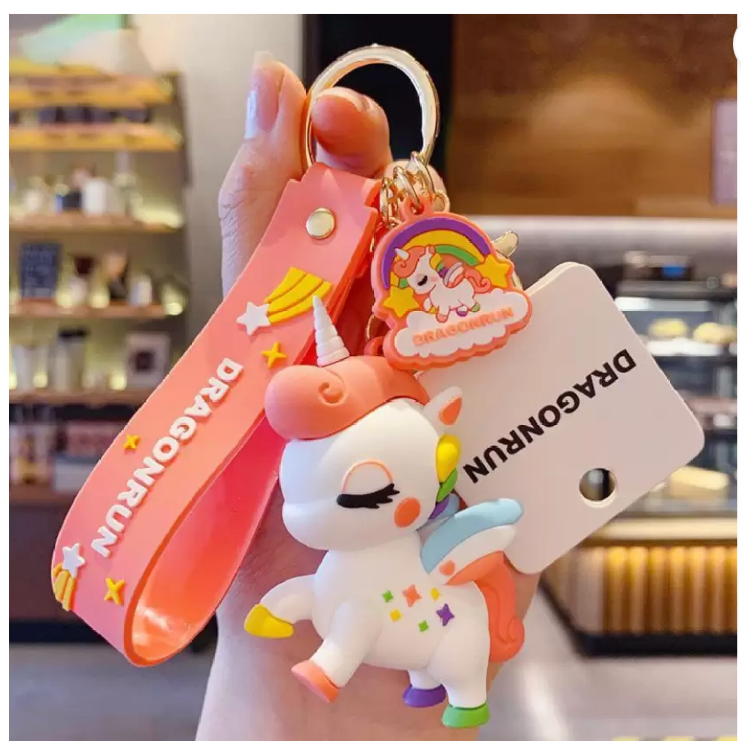 Unicorn Keyrings Set of 3(Assorted)