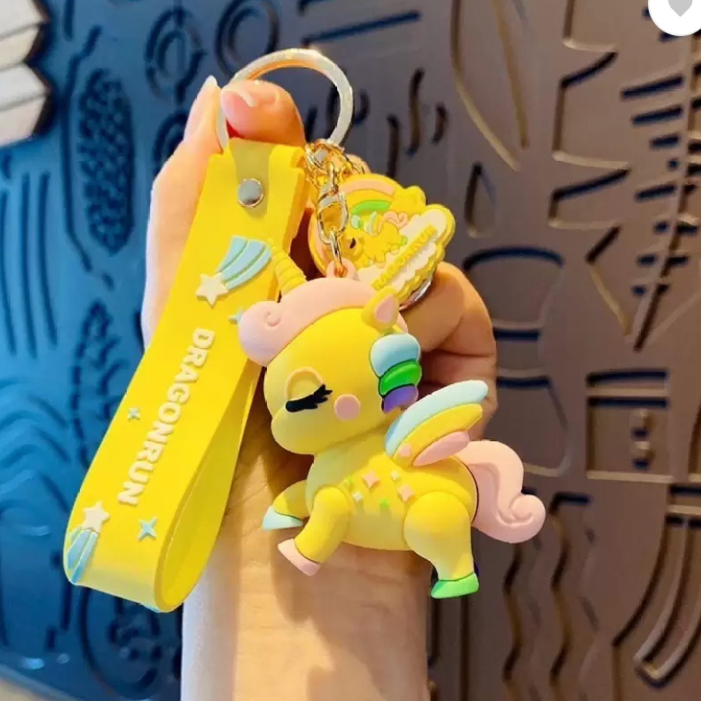 Unicorn Keyrings Set of 3(Assorted)