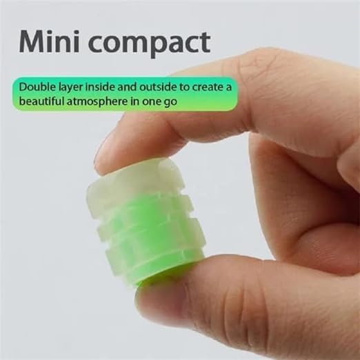 Glow-in-the-Dark Tyre Valve Caps - Light Up Your Ride