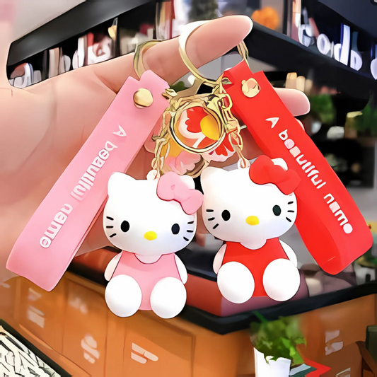 Set of 2 Hello Kitty Keychains – Perfect for Fans & Friends